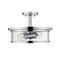 Z-Lite Savannah 2 Light Semi Flush Mount, Chrome & Clear 462SF14-CH - alternate 7